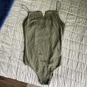 NWT Olive Green Bodysuit